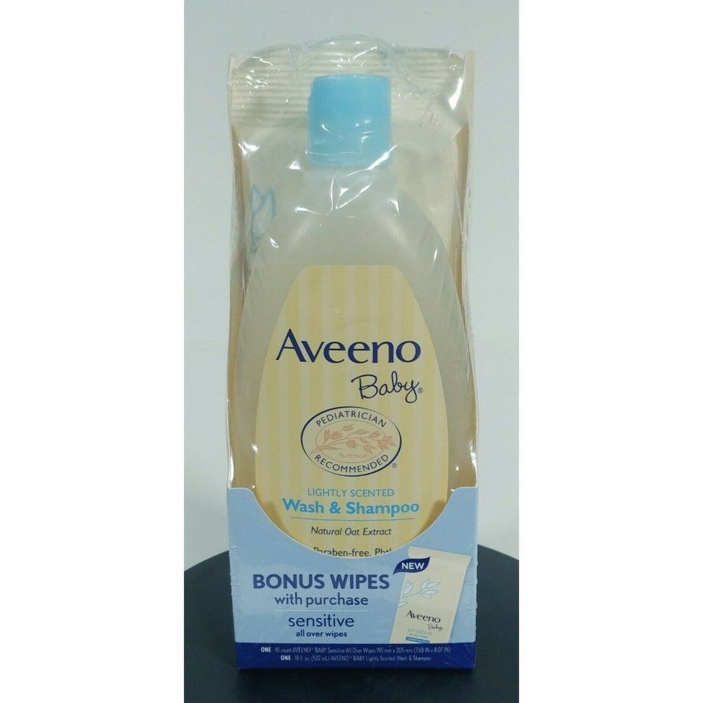 Aveeno Baby Lightly Scented Wash Shampoo 18 fl oz